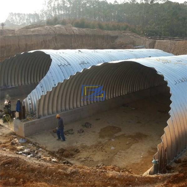 big galvanized  corrugated metal culvert pipe from China manufacturer